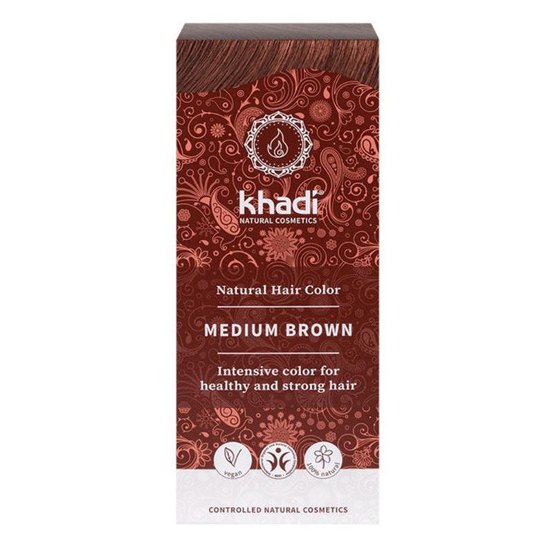 Tinte natural Khadi color castaño medio