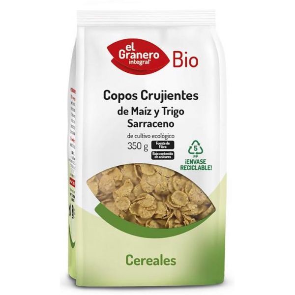 Copos maíz y trigo sarraceno Bio